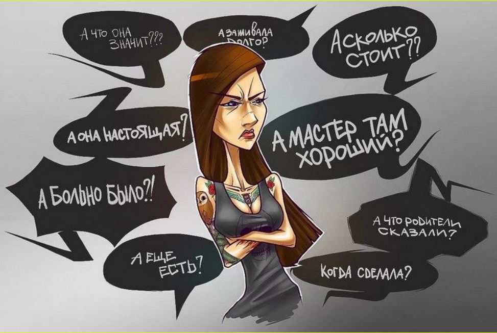 Частые вопросы о татуировках